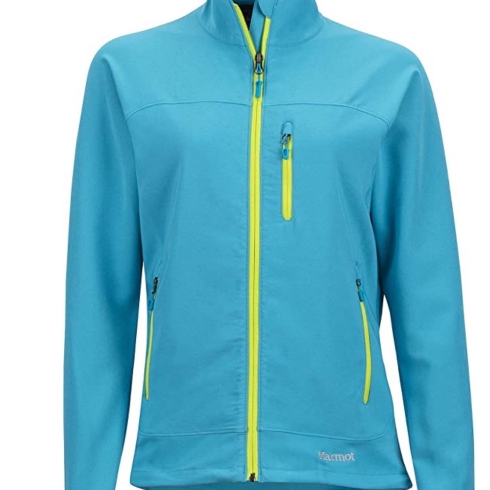 𝅺Marmot Women's Tempo softshell Jacket XS teal